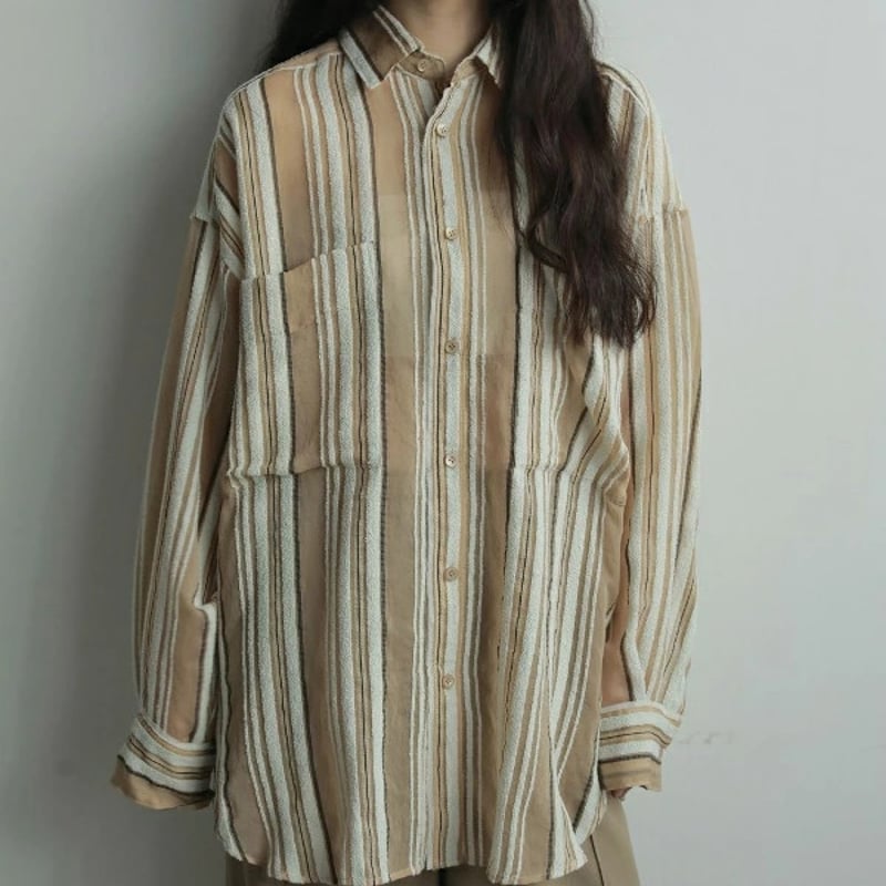TODAYFUL Sheer Stripe Shirts 新作 楽天市場】【予約】TODAYFUL トゥデイフル Stripe Pocket Shirts 26春