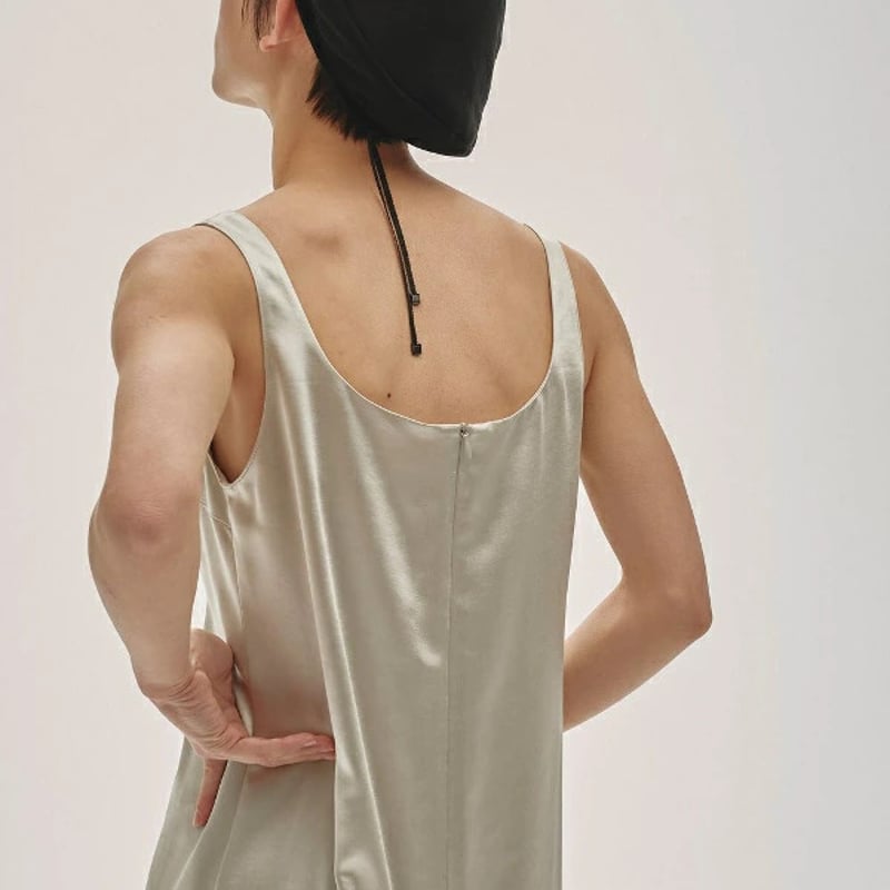 ワンピース TODAYFUL Squareneck Satin Dress Squareneck Satin Dress（マキシ丈/ロングワンピース