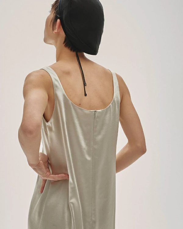 TODAYFUL トゥデイフル Squareneck Satin Dress スクウェアネック