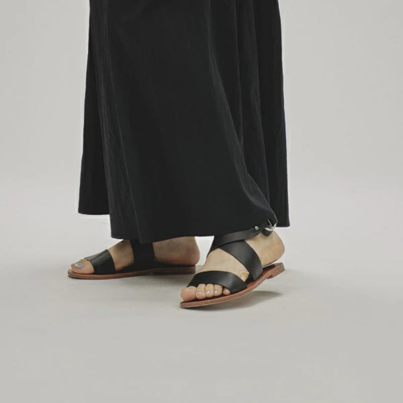 TODAYFUL Flat Belt Sandals 黒　38 TODAYFUL トゥデイフル Flat Belt Sandals フラットベルトサンダル 1