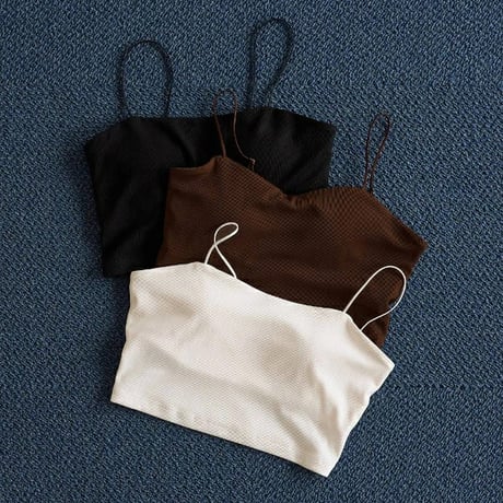 ànuke アンヌーク anuke Padin Half Camisole パッドインハーフキャミソール 62610636 船曳ひろみ