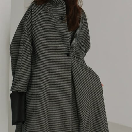Hella ヘラ tweed long coat ツイードロングコート h253-01