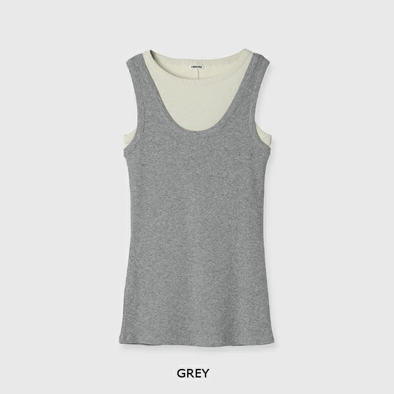CREDONA クレドナ THE LAYERED TANK ザレイヤードタンク タンクトップ