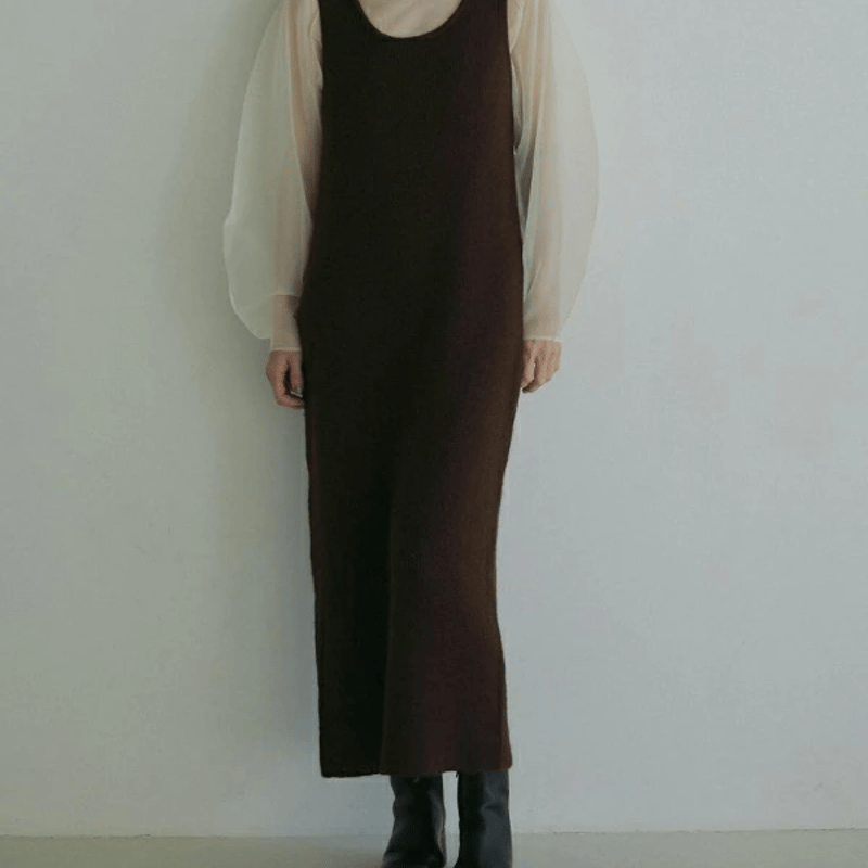 ànuke アンヌーク anuke Volumesleeve Sheer Knit ボリューム