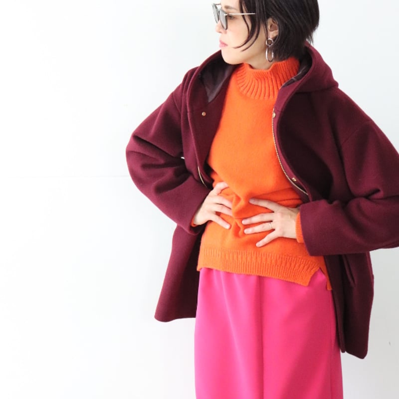 LE MELANGE ル メランジュ ルメランジェ / PECOLAMB MOSSA コート