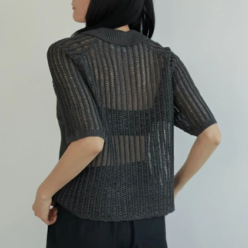 アンヌーク　ショートポロニット anuke（アンヌーク） ニット セーター Short Polo Knit レディース