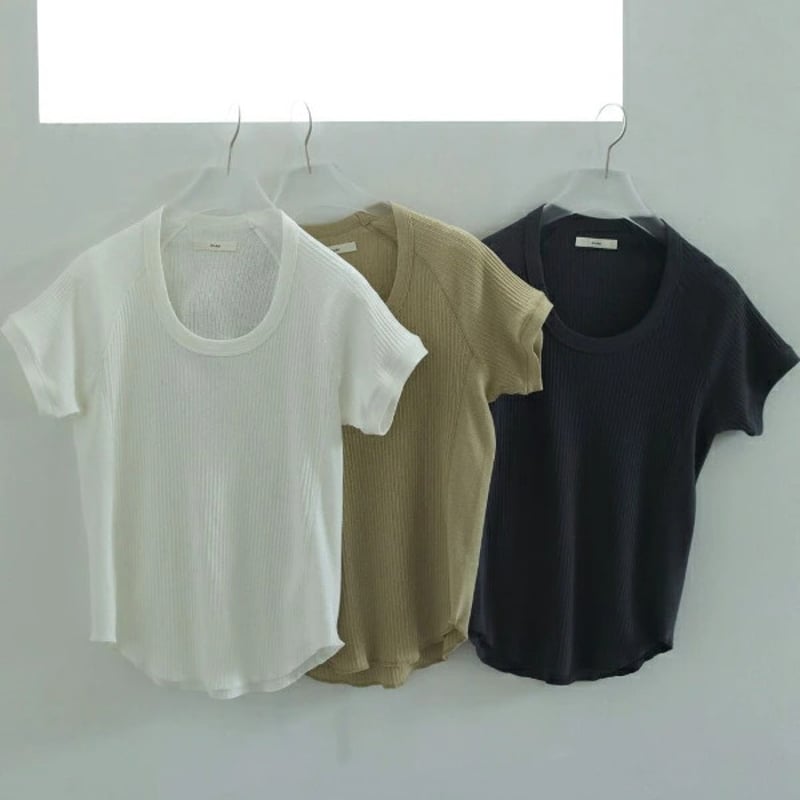 ànuke アンヌーク anuke Vintage Rib Tops ヴィンテージリブトップス