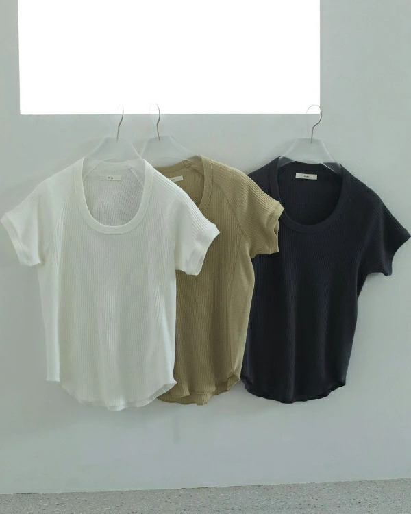 ànuke アンヌーク anuke Vintage Rib Tops ヴィンテージリブトップス