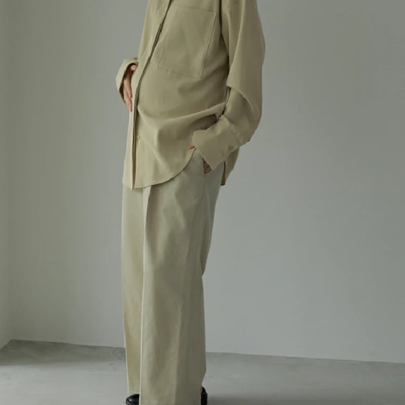 ànuke アンヌーク anuke Reha. Tuck Wide Pants タックワイドパ