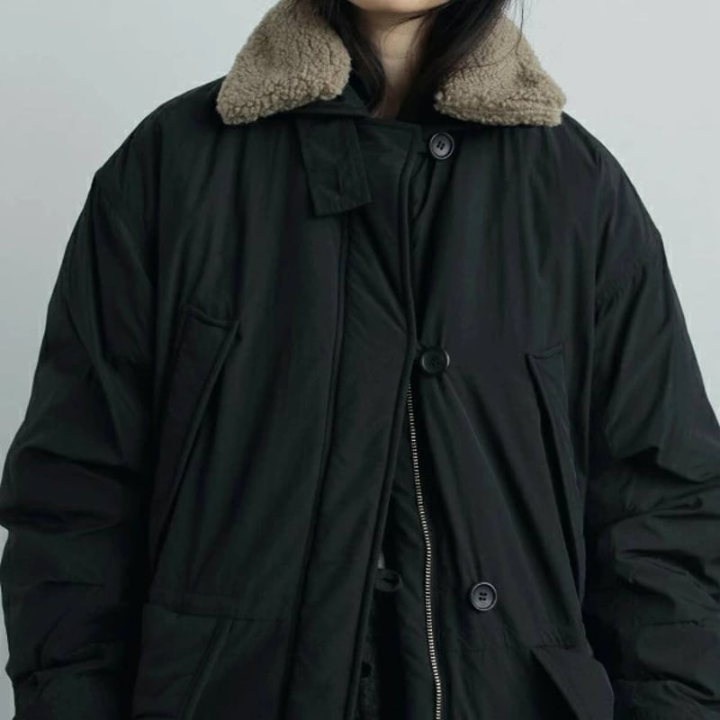 ジャケット・アウター anuke Boacollar Padding Coat 38 ànuke アンヌーク anuke Boacollar Padding Coat ボアカラーパ