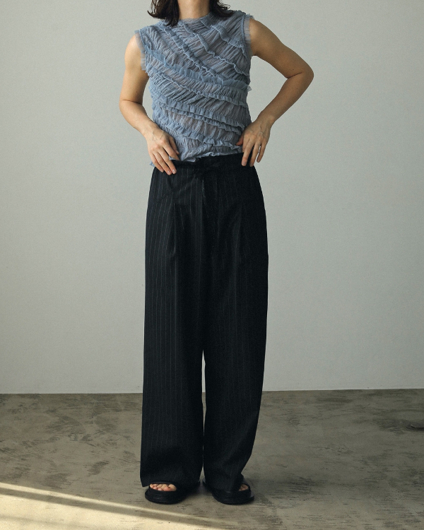 ANUKE アンヌーク　Drawstring Wool Pants 38 美品 anuke ＼SALE60%OFF 8/29(金) 12:00〜／即日発送/anuke