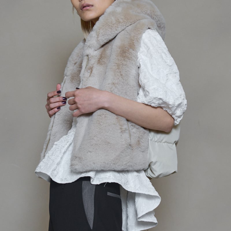 Muel Chic ミュエルシック / Mont Fake mouton Vest モントフェ