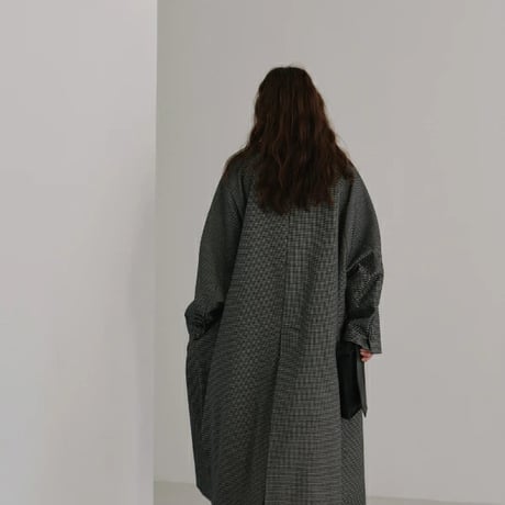 Hella ヘラ tweed long coat ツイードロングコート h253-01