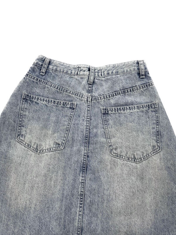 AgAwd アガウド / Tuck Denim Skirt タックデニムスカート / 2317-331016