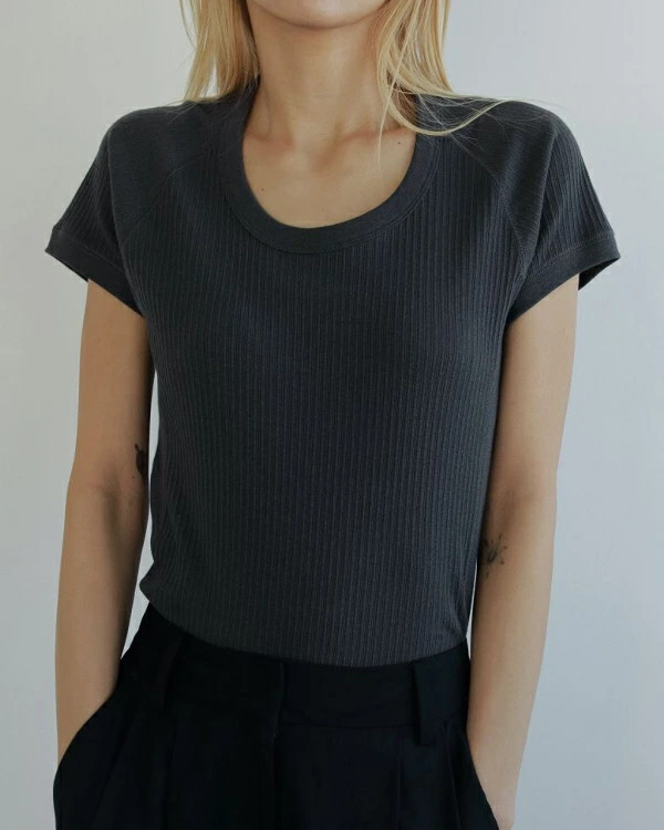 ànuke アンヌーク anuke Vintage Rib Tops ヴィンテージリブトップス
