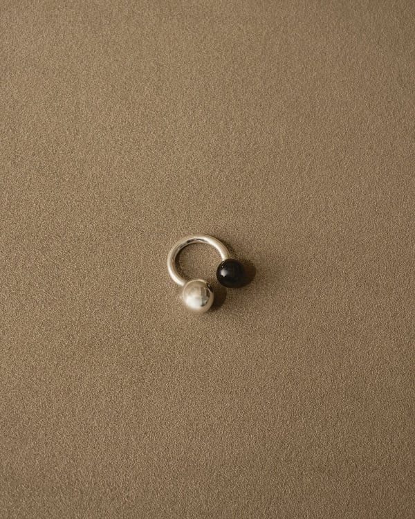 TODAYFUL トゥデイフル / Double Ball Ring (Silver925)