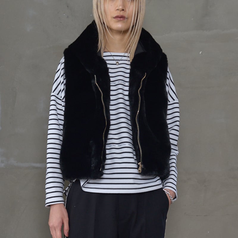Muel Chic ミュエルシック / Mont Fake mouton Vest モントフェ