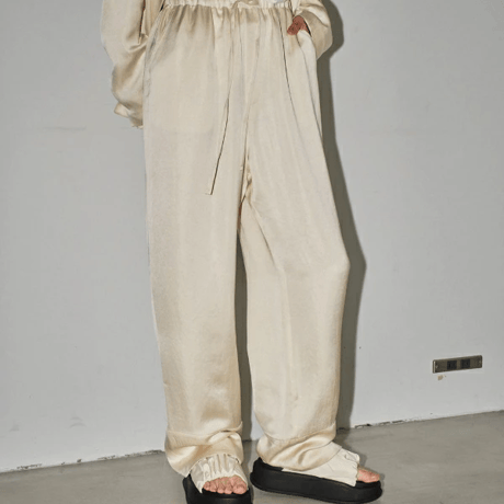 TODAYFUL トゥデイフル Satin Easy Pants サテンイージーパンツ 12410709 吉田怜香