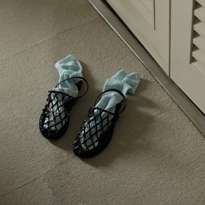 アンヌーク　anuke Braid Flat Shoes ànuke アンヌーク anuke Braid Flat Shoes ブレイドフラット