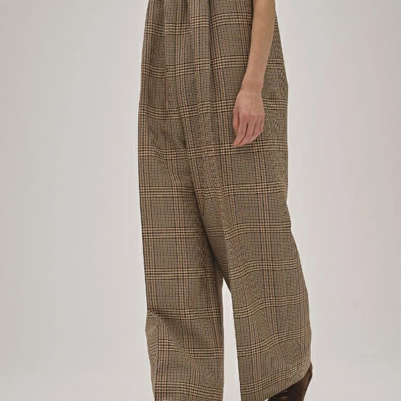 TODAYFUL トゥデイフル Check Wide Combinaison チェックワイドコ