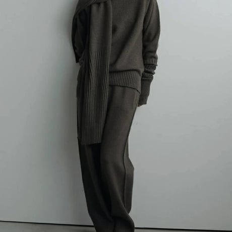 ànuke アンヌーク anuke Rib Knit Stole リブニットストール 62521017 船曳ひろみ