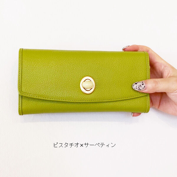 HASHIBAMI ハシバミ / Gem Stone Long Wallet 【天然石 ロング...