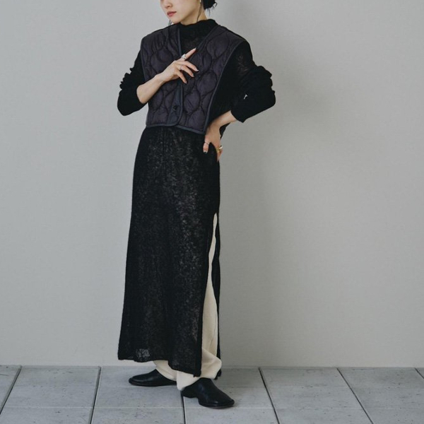 美品・希少◎ LESS TAILOR オールインワン　モヘア　グレー　M 美品・希少◎ HOMELESS TAILOR オールインワン モヘア グレー M