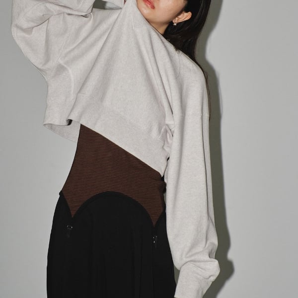 TODAYFUL トゥデイフル / Cropped Sweat Pullover クロップドス