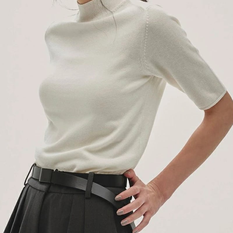 B01263トゥデイフル TODAYFUL ハーフスリーブ ジョゼット