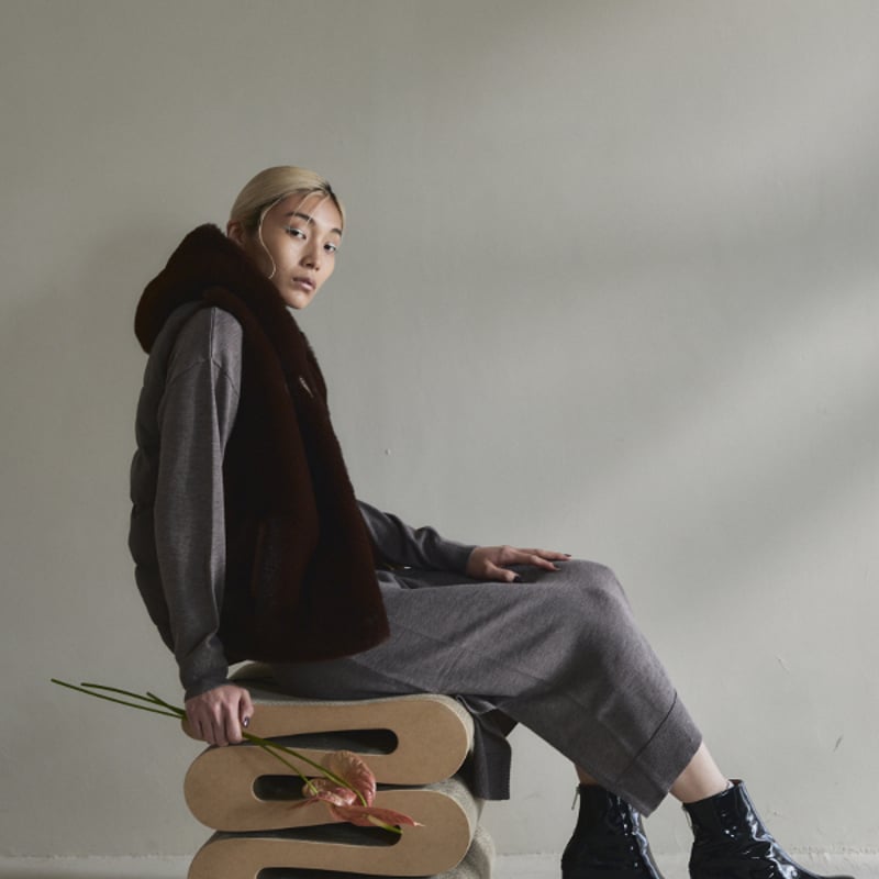 Muel Chic ミュエルシック / Mont Fake mouton Vest モントフェ