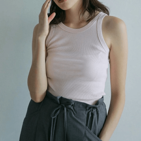 コトリワークス　リブタンクトップ GUNZE グンゼ リブタンクトップ レディース 春夏 インナー