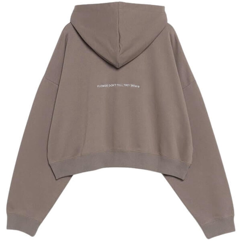 【完売】クレドナ　フーディ　ロゴ入りパーカー　アイボリー