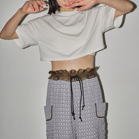 TODAYFUL トゥデイフル / Cropped Cotton T-shirts クロップドコットンTシャツ / 12410605