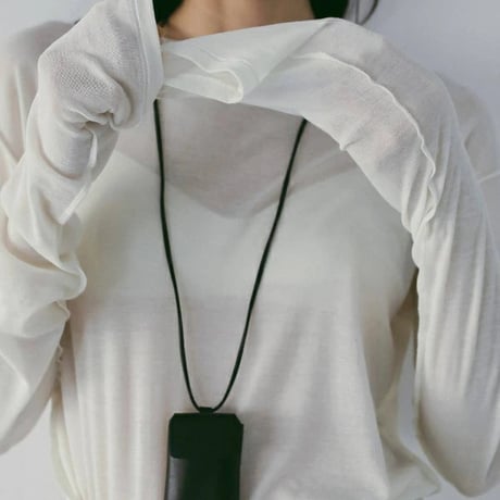 ànuke アンヌーク anuke Sheer Long T-Shirts シアーロングTシャツ ロンT 62610624 船曳ひろみ
