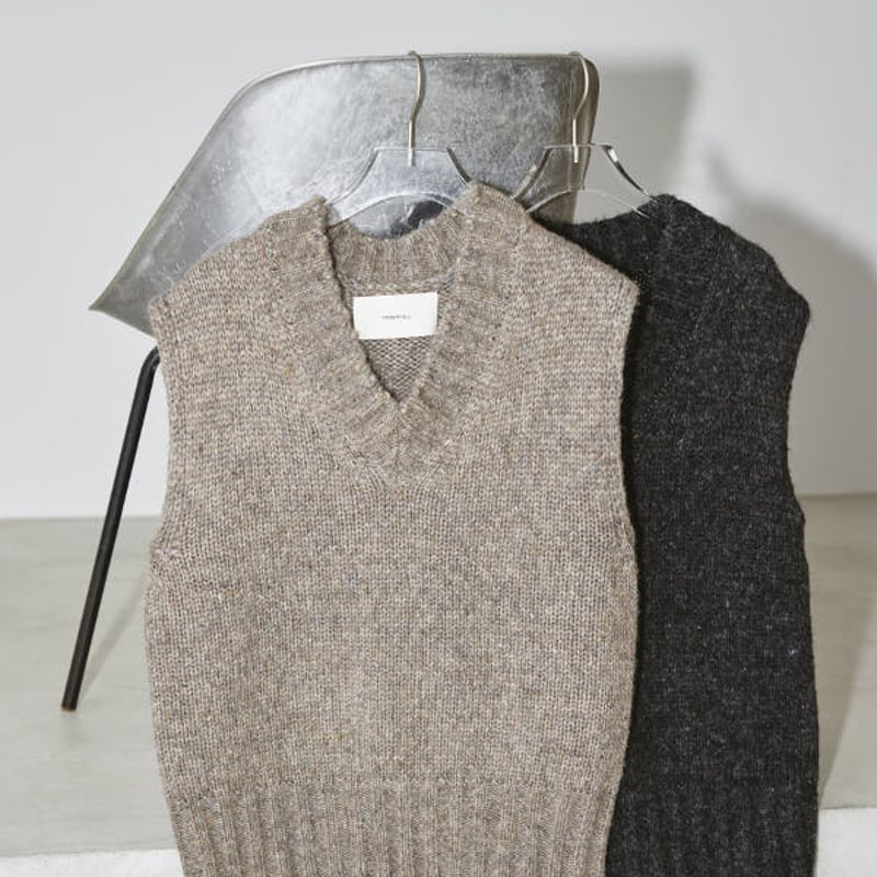 大特価!!】 ベスト/ジレ todayful vest wool keyneck ベスト/ジレ