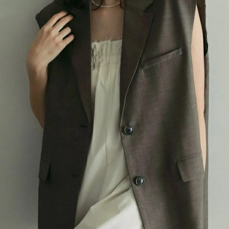 ànuke アンヌーク anuke Cutoff Over Vest カットオフオーバーベスト