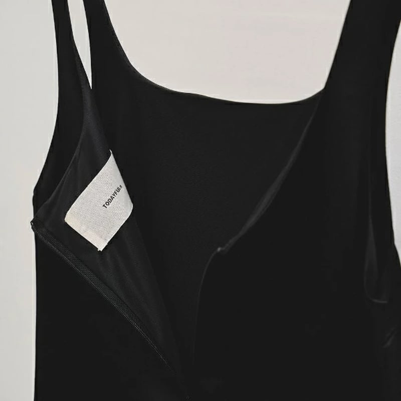 TODAYFUL トゥデイフル Squareneck Satin Dress スクウェアネック