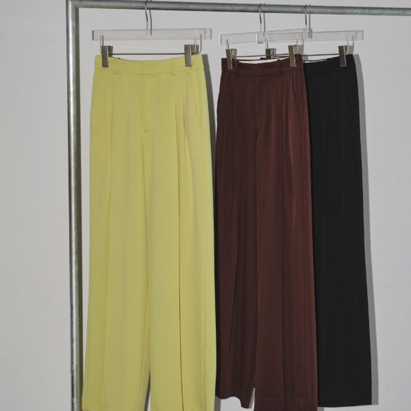 トゥデイフル パンツ Tuck Wide Trousers タックワイドパンツ TODAYFUL 【即納】トゥデイフル パンツ Tuck Wide Trousers タック