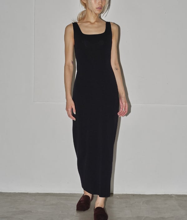 TODAYFUL トゥデイフル / Squareneck Knit Dress スクエアネック