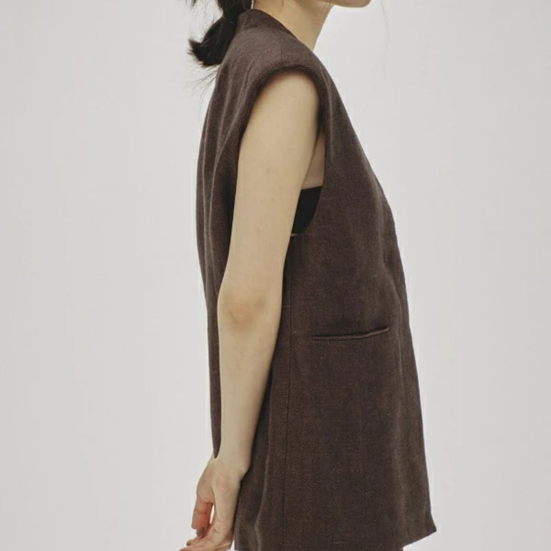 TODAYFUL トゥデイフル Linen Over Vest リネンオーバーベスト 1251