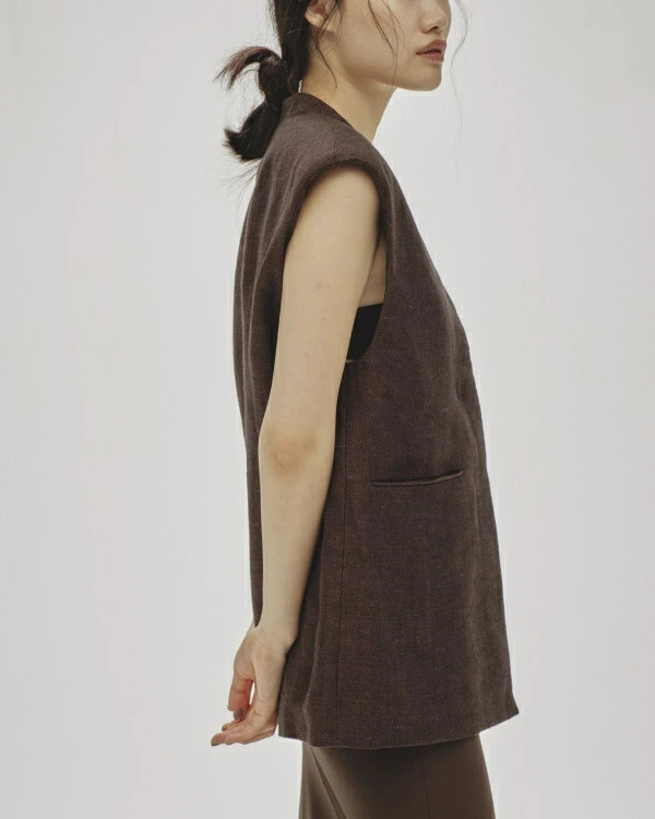 TODAYFUL トゥデイフル Linen Over Vest リネンオーバーベスト 1251