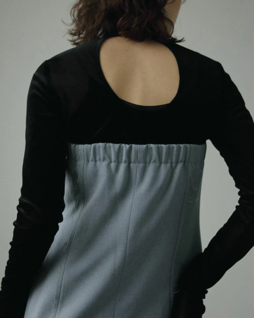 ànuke アンヌーク anuke Velour Mesh Tops ベロアメッシュ