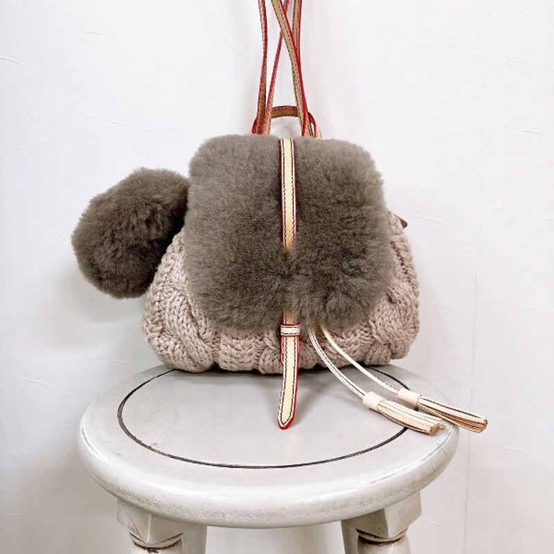 muku ムク NATURAL 831 ムートン リュック バッグ bag | BLUE LOTUS