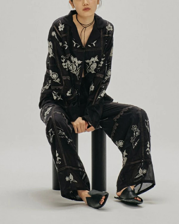 TODAYFUL トゥデイフル Life Embroidery Patchwork Shirt