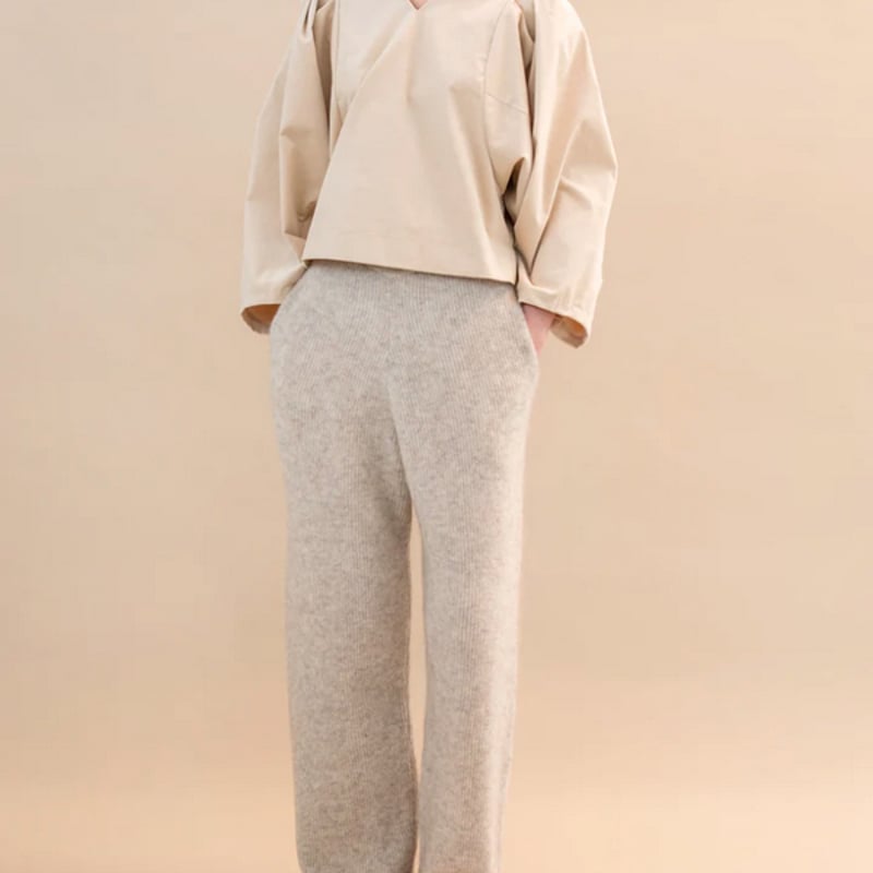 KiiRA キーラ / Mohair knit pants モヘヤニットパンツ / ki-43 
