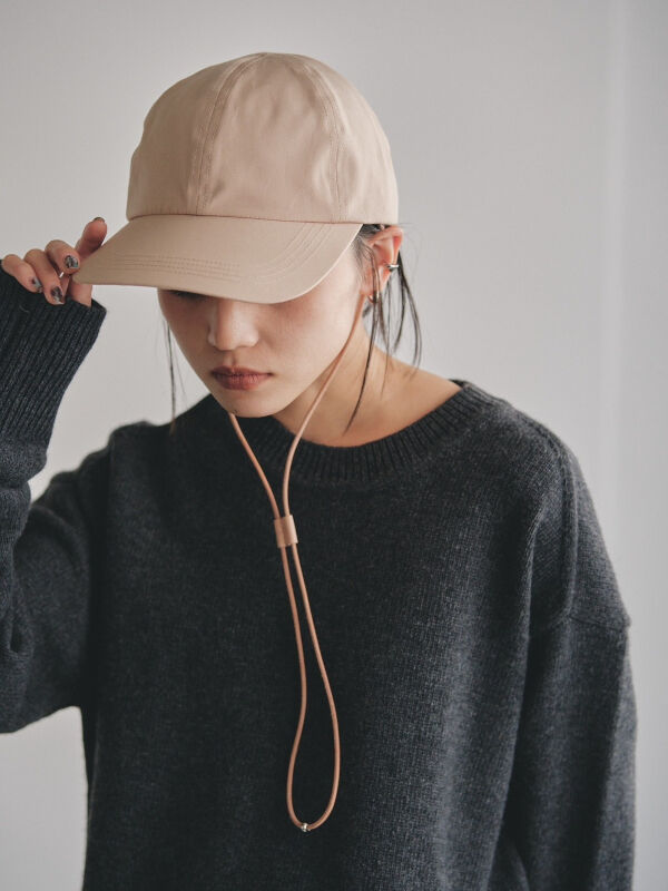 TODAYFUL トゥデイフル / LIFE's ライフズ / Leather Cord Cap レザーコードキャップ / 12311014 吉田怜香 TODAYFUL トゥデイフル / LIFE's ライフズ / Leather Cord Cap レザーコードキャップ / 12311014 吉田怜香
