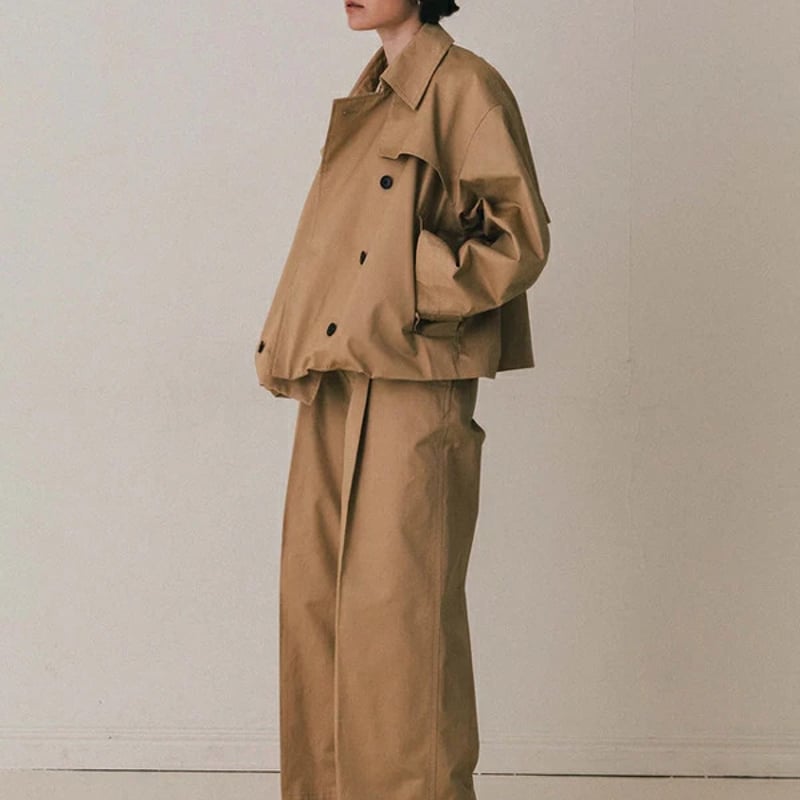 CREDONA クレドナ NORMANDY HALF TRENCH COAT ノルマンディハー