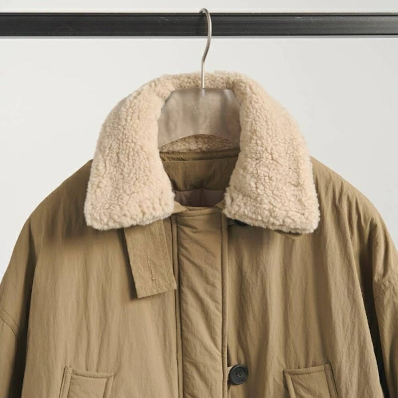 ジャケット・アウター anuke Boacollar Padding Coat 38 ànuke アンヌーク anuke Boacollar Padding Coat ボアカラーパ