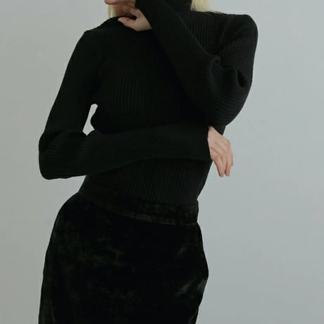 ànuke アンヌーク anuke Slit Turtle Knit スリットタートルニット 62520530 船曳ひろみ