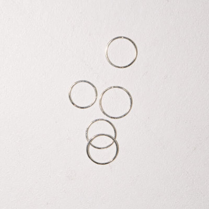 TODAYFUL トゥデイフル / LIFE's ライフズ / Thin Ring 5 Set